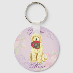 Komondor Heart Mum Key Ring