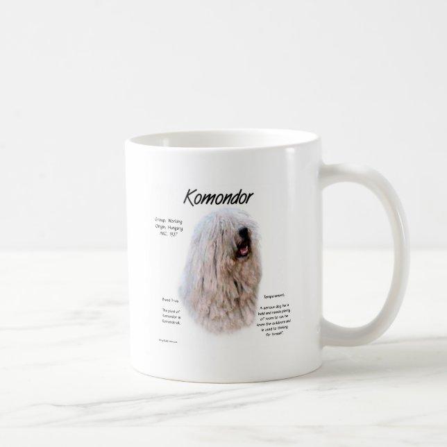 Komondor History Design Coffee Mug (Right)