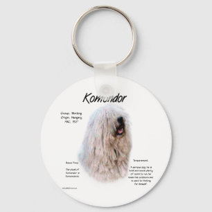 Komondor History Design Key Ring