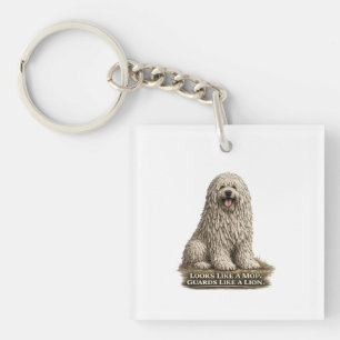 Komondor – Looks Like a Mop Guards Like a Lion Key Ring