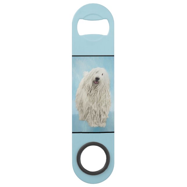 Komondor Painting - Cute Original Dog Art (Back)