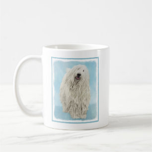 Komondor Painting - Cute Original Dog Art Coffee Mug