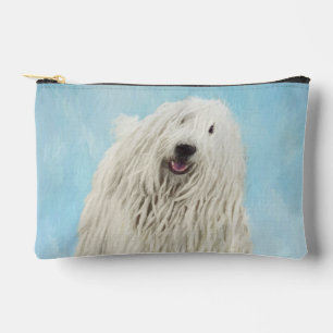 Komondor Painting Hungarian Cute Original Dog Art Accessory Pouch