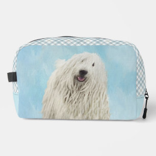 Komondor Painting Hungarian Cute Original Dog Art Dopp Kit
