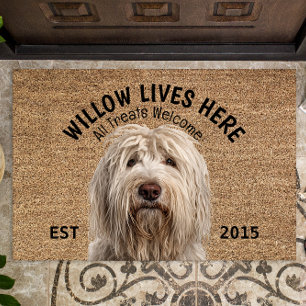 Komondor Personalised Pet Doormat