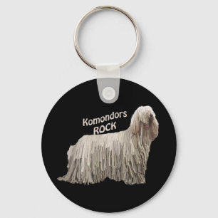 Komondors Rock Key Ring