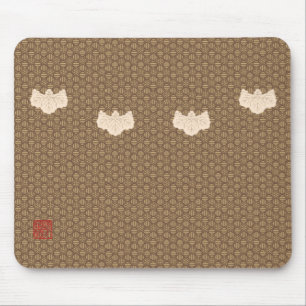 Komonjikirimontsukikawa-doubuku Mouse Mat
