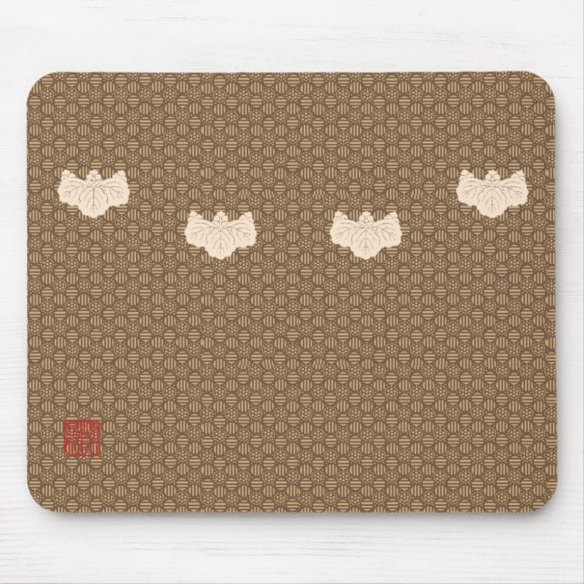 Komonjikirimontsukikawa-doubuku Mouse Mat (Front)