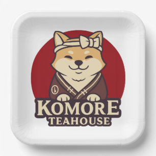 KOMORE TEAHOUSE Genshin Impact Inazuma  Paper Plate
