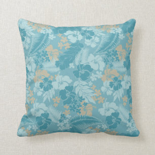 Kona Bay Hawaiian Hibiscus Cushion
