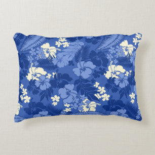 Kona Bay Hawaiian Hibiscus Decorative Cushion