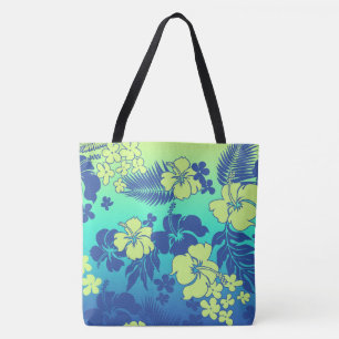 Kona Blend Hawaiian Hibiscus Beach Bag