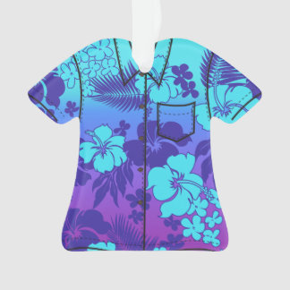 Kona Blend Hawaiian Hibiscus Flora Aloha Shirt Ornament