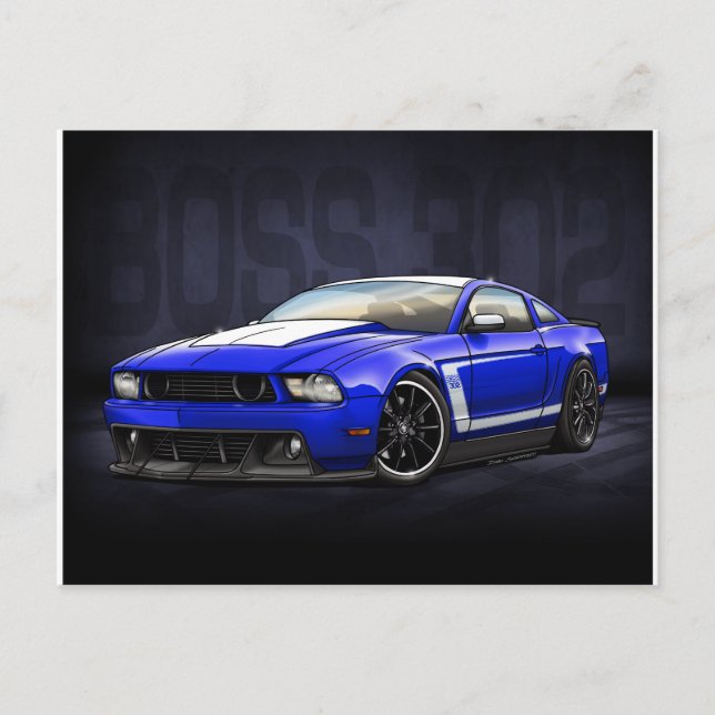 Kona Blue 2012 Boss 302 Postcard (Front)