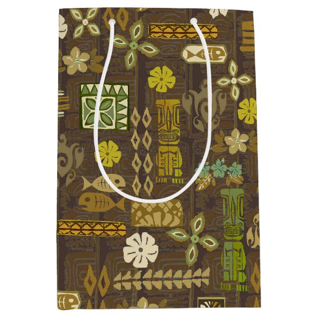 Kona Coast Tiki Tropix Medium Gift Bag (Front)