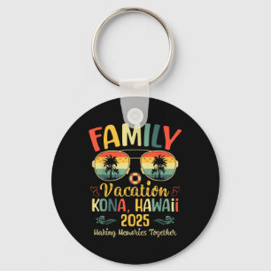 Kona Hawaii Beach Family Summer Vacation 2025  Key Ring