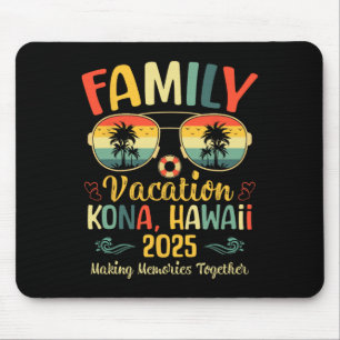 Kona Hawaii Beach Family Summer Vacation 2025  Mouse Mat