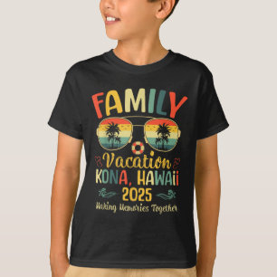 Kona Hawaii Beach Family Summer Vacation 2025 T-Shirt