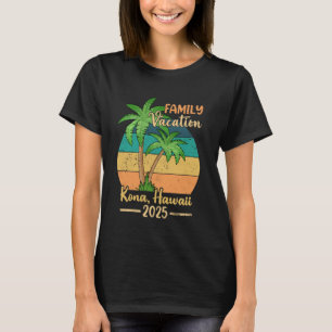 Kona Hawaii Beach Family Vacation 2025 Summer T-Shirt