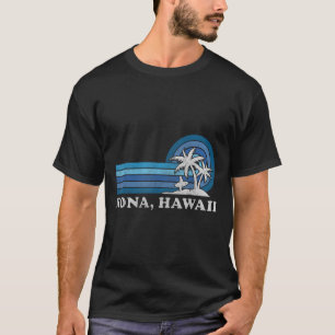 Kona Hawaii Beach Vintage Family Summer Vacation T-Shirt