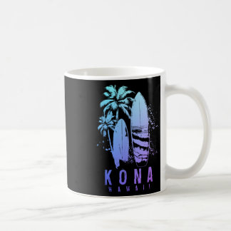 Kona Hawaii Hawaiian Surf Vintage Surfer Surfer  Coffee Mug