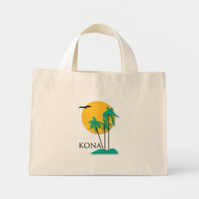 Kona, Hawaii Tote Bag (Front)