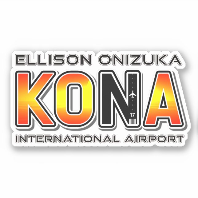 Kona International Airport KOA Airport Code  (Front)