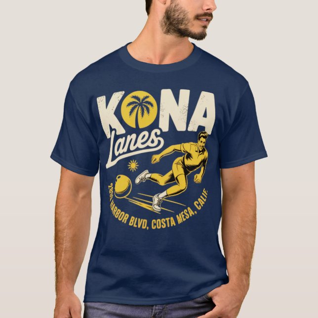 Kona Lanes Costa Mesa T-Shirt (Front)