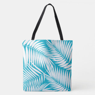 Kona Palms Hawaiian Leaf Tropical Beach Bag