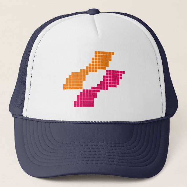 Konami Pixel Logo Trucker Hat (Front)