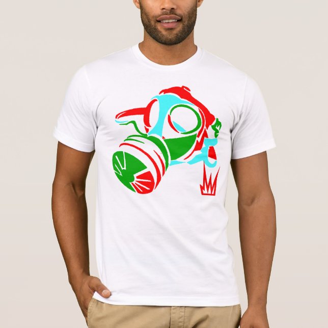 Konflict Gas Mask T-Shirt (Front)