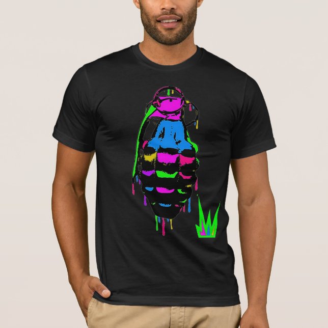 Konflict Grenade Paint T-Shirt (Front)