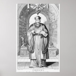 Kong-Fu-Tse, or Confucius Poster