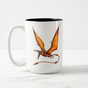 Kongamato Cryptid Creature Two-Tone Coffee Mug