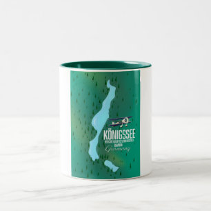 Königssee  Berchtesgadener Germany Two-Tone Coffee Mug