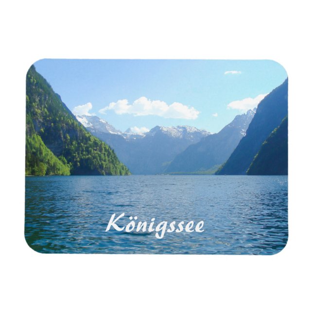 Königssee Lake in Germany, Bavaria Magnet (Horizontal)