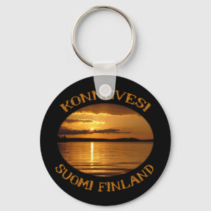 Konnevesi Sunset key chain