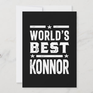 Konnor Personalised Name Birthday Thank You Card