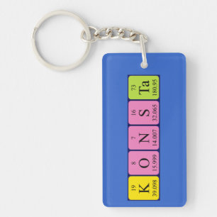 Konsta periodic table name keyring
