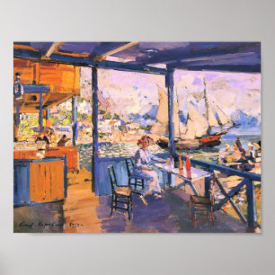 Konstantin Korovin- Pier in Gurzuf Poster