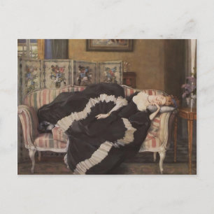 Konstantin Somov- A Sleeping Woman Postcard