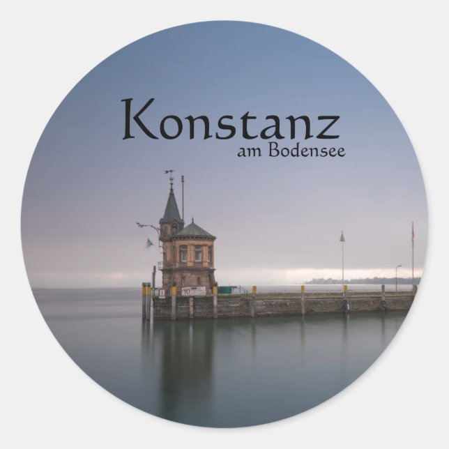 Konstanz Souvenir Classic Round Sticker (Front)