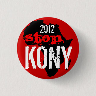 Kony 2012 3 cm round badge
