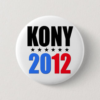 Kony 2012 6 cm round badge