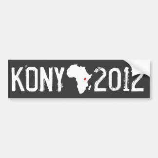Kony 2012 bumper sticker
