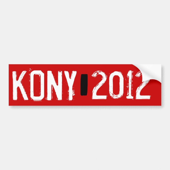 Kony 2012 bumper sticker (Front)
