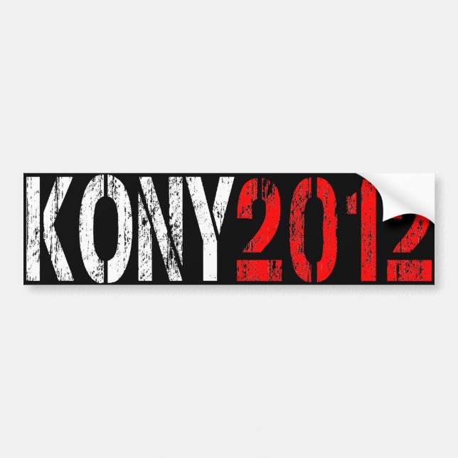 KONY 2012 BUMPER STICKER (Front)