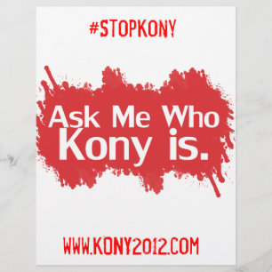 Kony 2012 Full colour Flyers