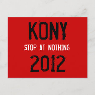 Kony 2012 Post Card