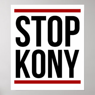 Kony 2012 Poster - Stop Kony
